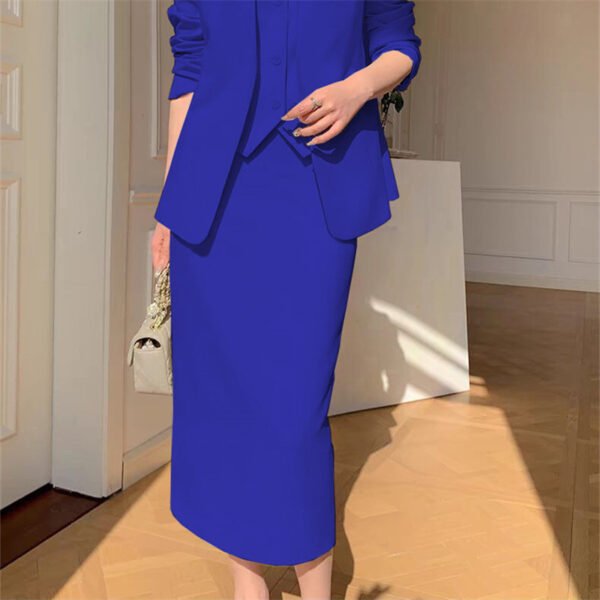 Slimming Loose-fitting Casual Suit Skirt Two-piece Set - Image 2