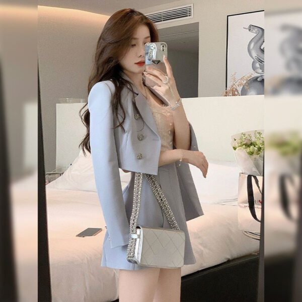 Women's Suit Jacket Skirt Two-piece Set - Image 6