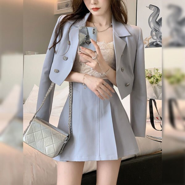 Women's Suit Jacket Skirt Two-piece Set - Image 4