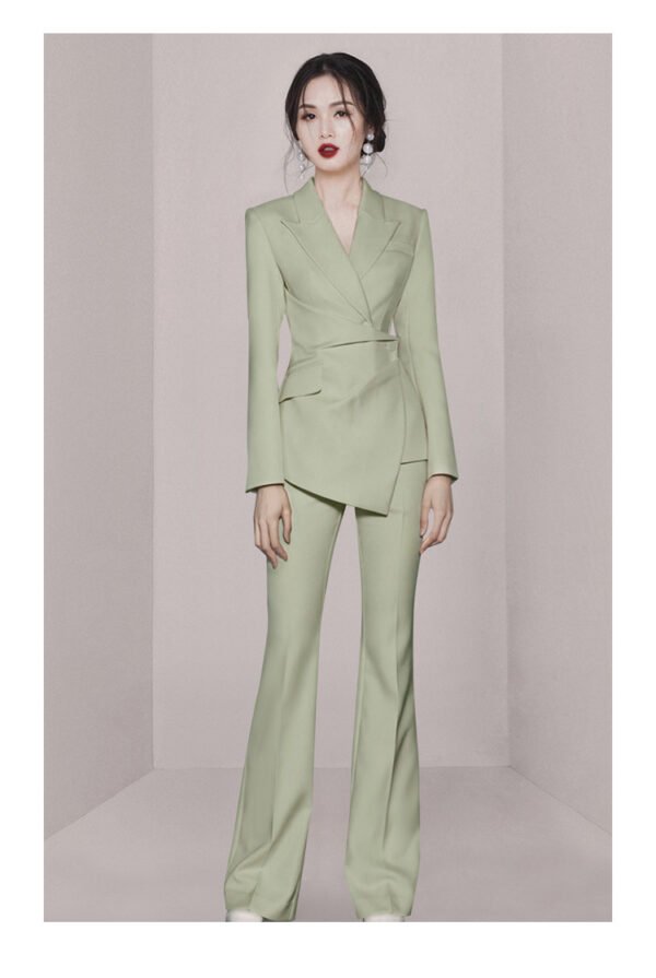 High-grade Retro Pleated Suit Suit Women - Image 10