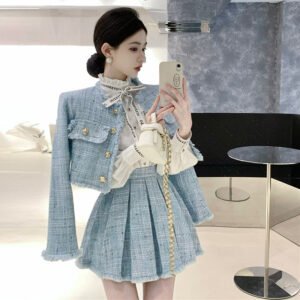 Suit Skirt Temperament Socialite Two-piece Set Small Dress
