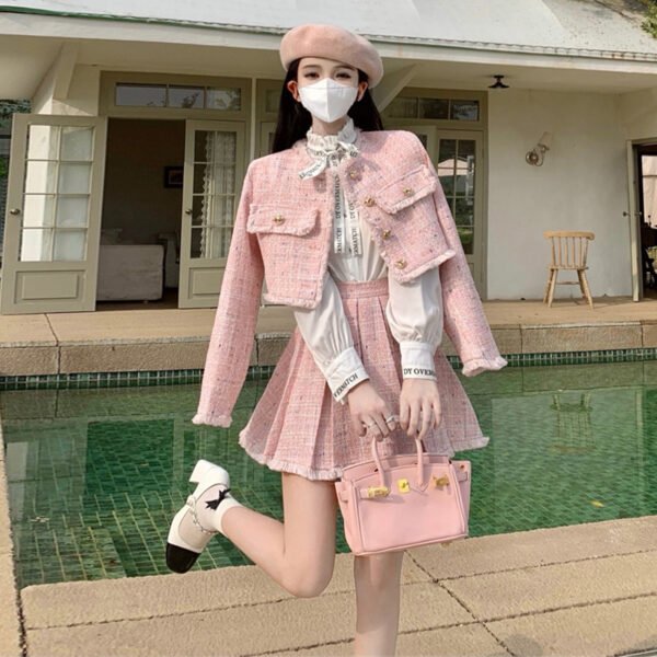 Suit Skirt Temperament Socialite Two-piece Set Small Dress - Image 3