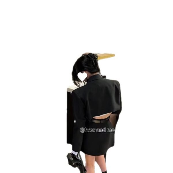 Early New Style Style Set Sense Western Style Slimming Suit Jacket Skirt Elegant Outfit - Image 6