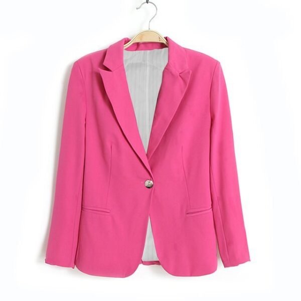 Office Ladies Black Formal Blazer Women Work Suit - Image 6