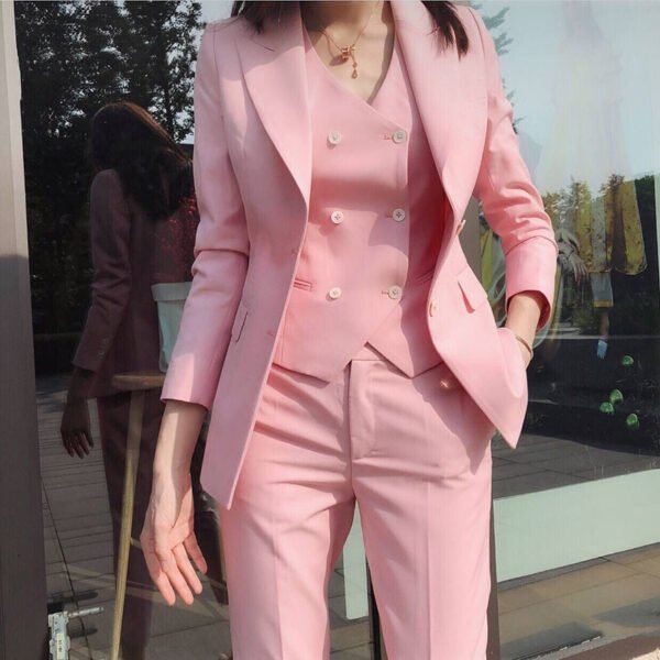 Fashion Temperament Suit Suit Women Jacket Three-piece Vest - Image 7