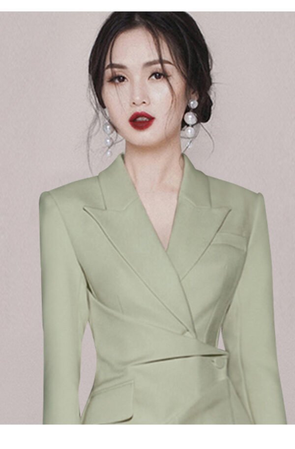 High-grade Retro Pleated Suit Suit Women - Image 9
