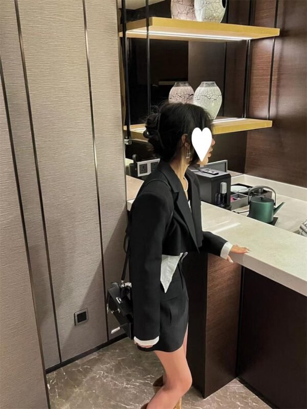 Early New Style Style Set Sense Western Style Slimming Suit Jacket Skirt Elegant Outfit - Image 9