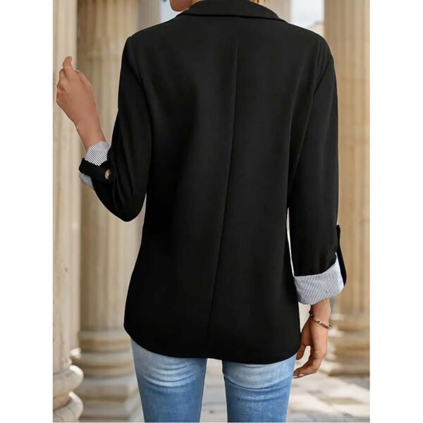 Women's Casual Blazers Open Front Long Sleeve Work Office Suit Jackets Blazer Business Casual Outfits - Image 5