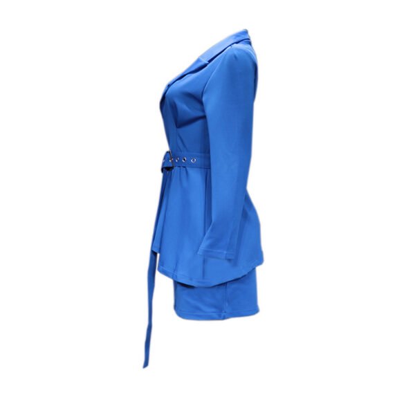 2023 Autumn And Winter New Solid Color Business Suit Skirt Two-piece Set - Image 9